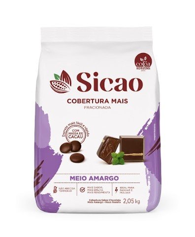 sicao cob meio amargo 2 05kg