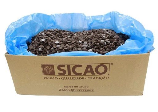 chocolate meio amargo gotas 10kg