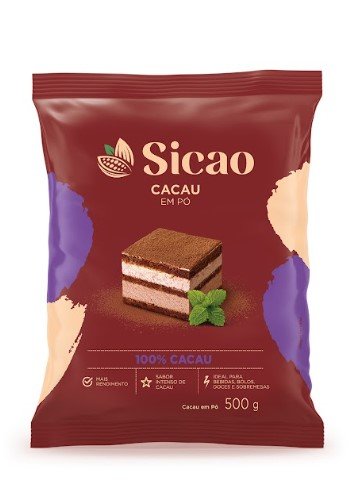 sicao cacau em po 100 500g