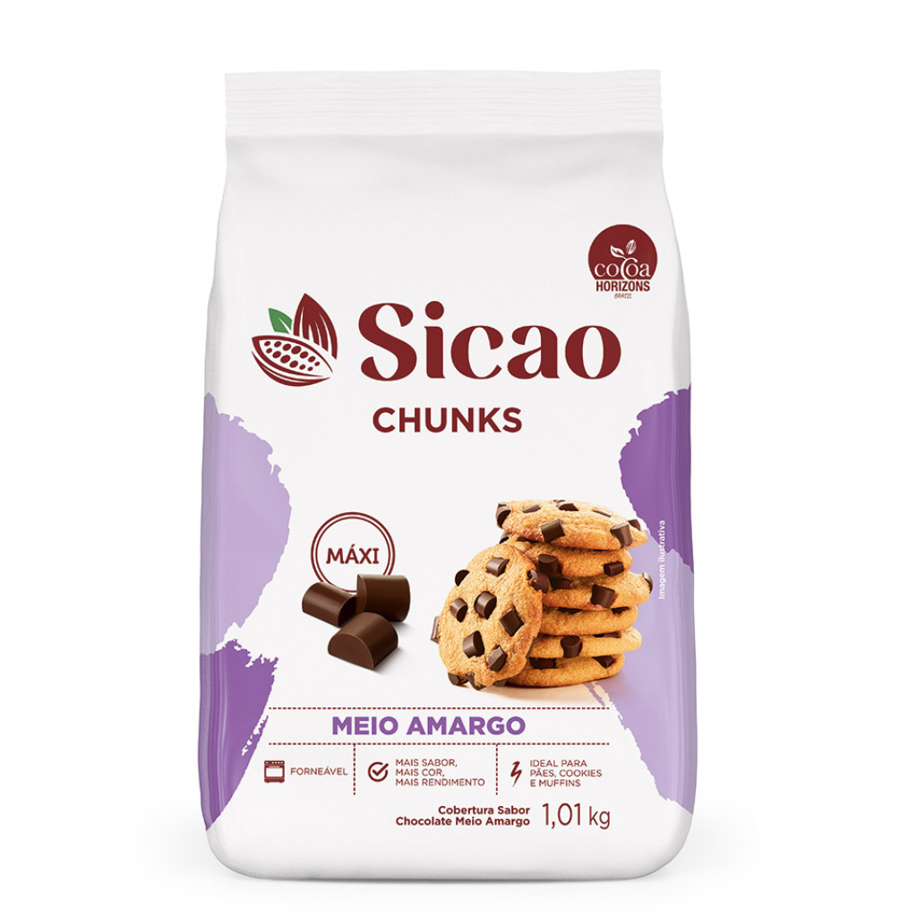 chunks meio amargo