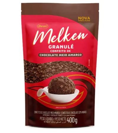 MELKEN granul meio amargo 400g