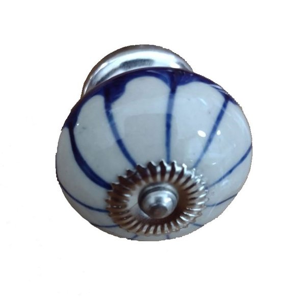 Puxador de Gaveta-Cerâmica-Decorado-Sobrepor-Vênus-3076 Puxador de Gaveta-Cerâmica-Decorado-Sobrepor-Vênus-3076