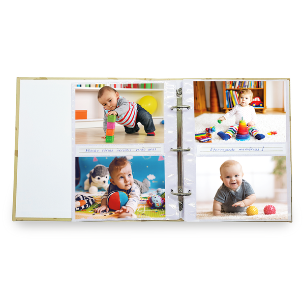 Kit Album Infantil 200 Photos 10x15 Sereia + 1 Refil R1