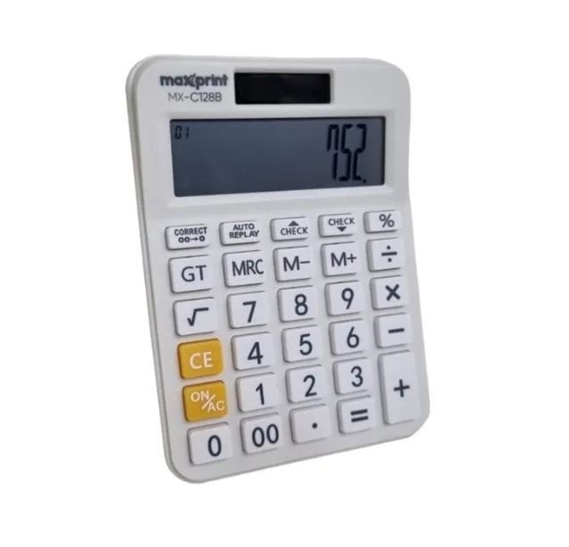 Calculadora De Mesa C128b Maxprint