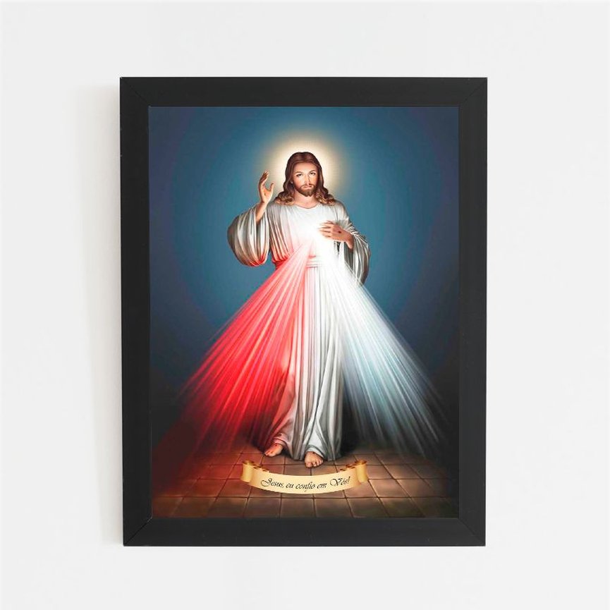 Quadro Divina Misericórdia Único Quadro Divina Misericórdia Único
