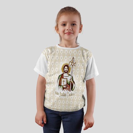 Camiseta infantil religião santo antonio