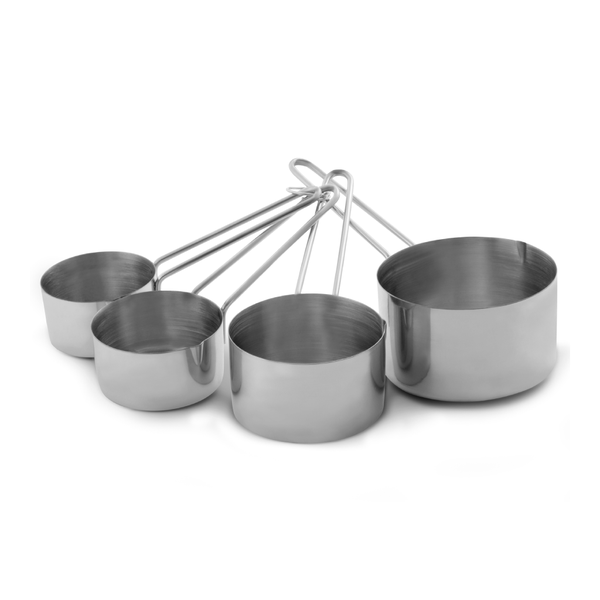 Conjunto Xícaras Medidoras Inox 4 peças Conjunto Xícaras Medidoras Inox 4 peças
