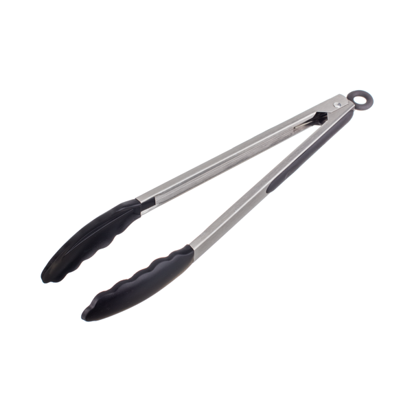 Pegador Inox com Ponta em Silicone 30cm Pegador Inox com Ponta em Silicone 30cm