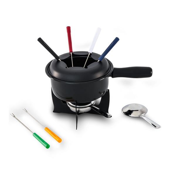 Conjunto Fondue 10 peças Esmaltada Brinox Conjunto Fondue 10 peças Esmaltada Brinox