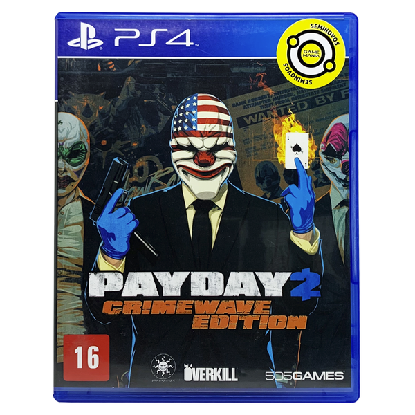 Jogo Usado PayDay 2 PS4 - Game Mania