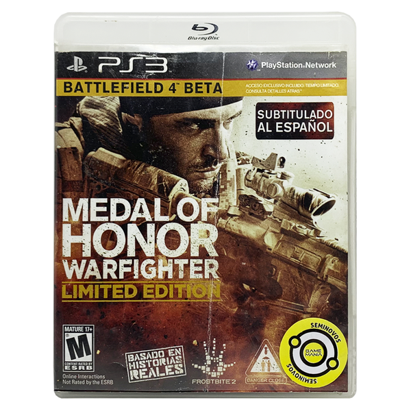 Jogo Usado Medal Of Honor Warfighter PS3 - Game Mania