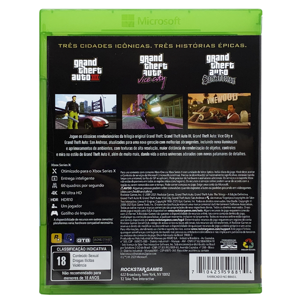 Jogar Grand Theft Auto V (Xbox Series X, S)