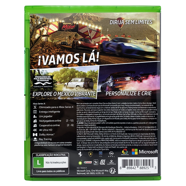 Jogo Forza Horizon 5 - Edição Exclusiva, Xbox Séries X / S / One -  Microsoft - Jogos de Corrida e Voo - Magazine Luiza