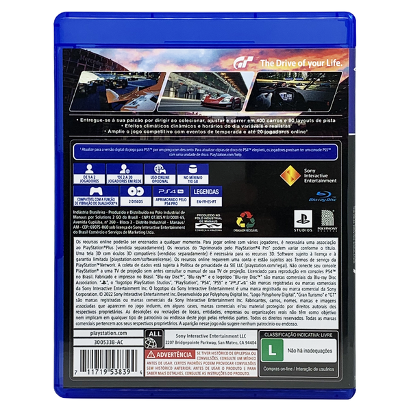 Jogo Gran Turismo 7 PS4 - Game Mania