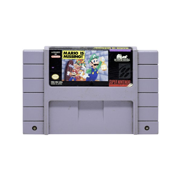 Jogo Usado Mario Is Missing Super Nintendo - Game Mania