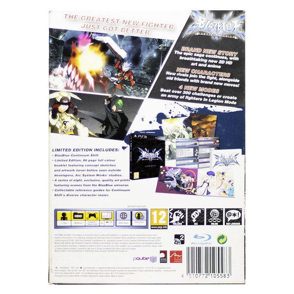 Jogo Usado BlazBlue: Continuum Shift Limited Edition PS3