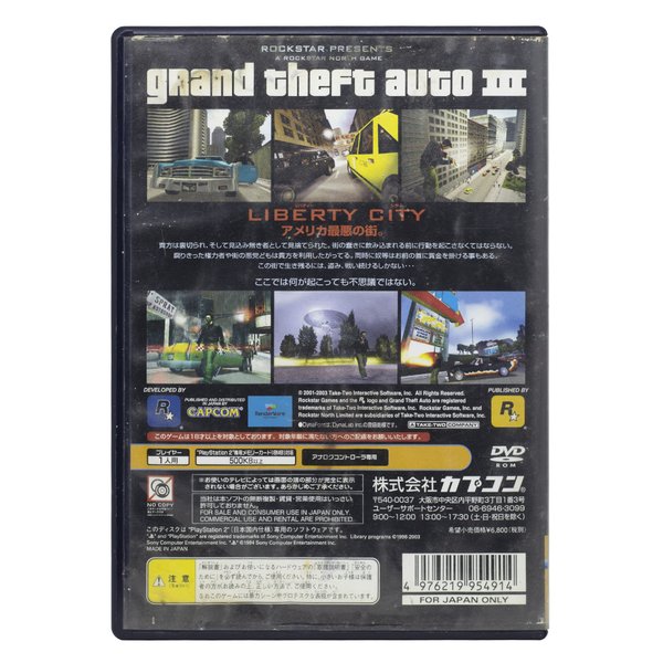 Playstation 2 GTA Grand Theft Auto 3 ((( Jogo Original ))) - Escorrega o  Preço