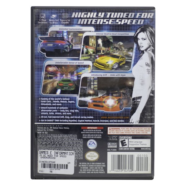 Jogo Need For Speed Underground 2 - S - PS2 - USADO - Meu Game Favorito