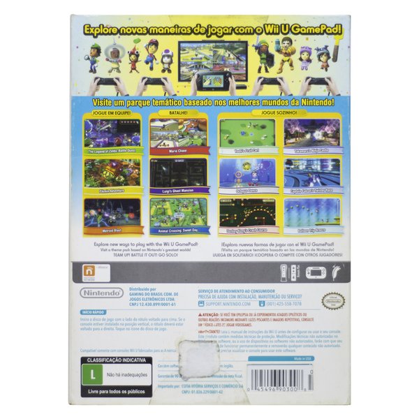 Jogo Nintendo Land para Wii U Completo, Jogo de Videogame Wii U Usado  91228729