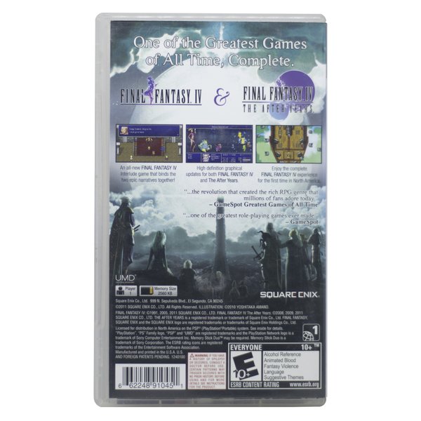 Jogo Final Fantasy IV: The Complete Collection PSP - Game Mania