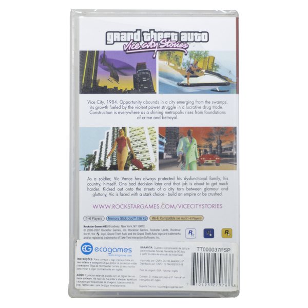 Jogo Grand Theft Auto Vice City Stories PSP - Game Mania