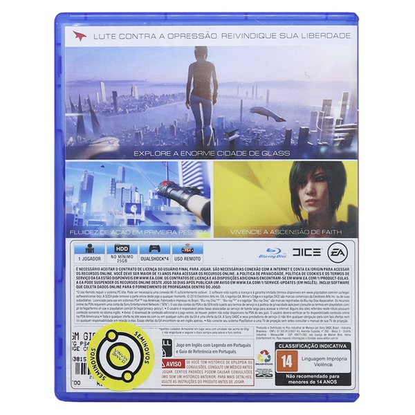 Mirror's Edge™ Catalyst Requisitos Mínimos e Recomendados 2023 - Teste seu  PC 🎮