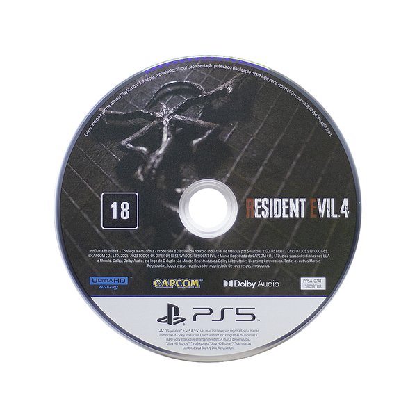 Jogo Resident Evil 4 Remake - PS5 - ShopB - 14 anos!