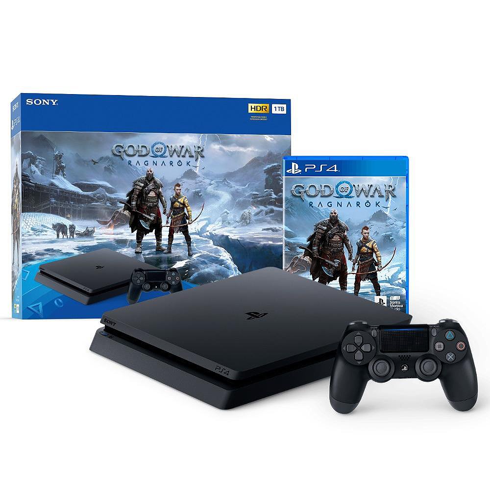 Console Playstation 4 com God of War Ragnarok