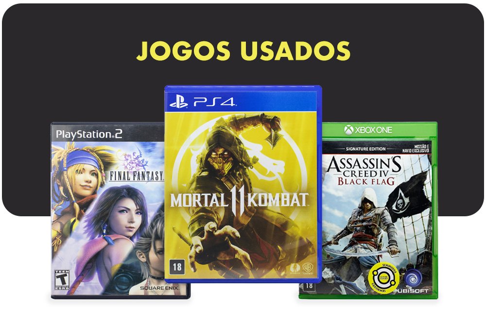 Vendas e Trocas de Jogos XBOX-360/ONE e PS3/PS4