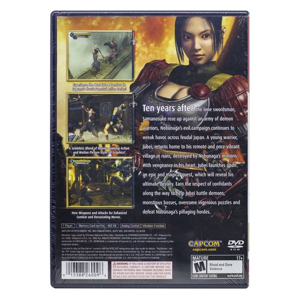 Onimusha Warlords PS2 Seminovo