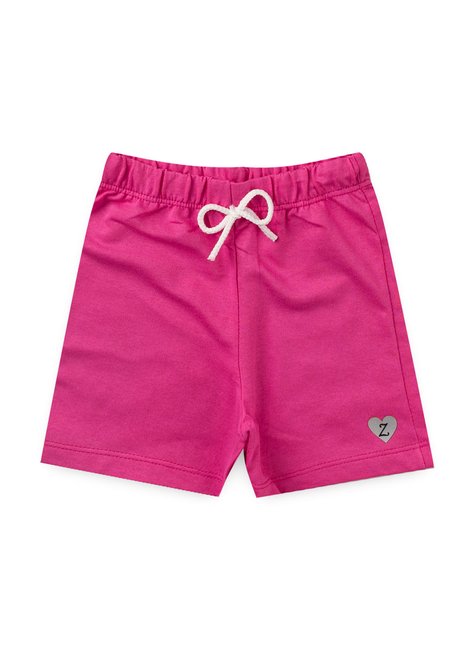 Conjunto Infantil de Verão para Menina Cropped e Shorts - GKS Rosa