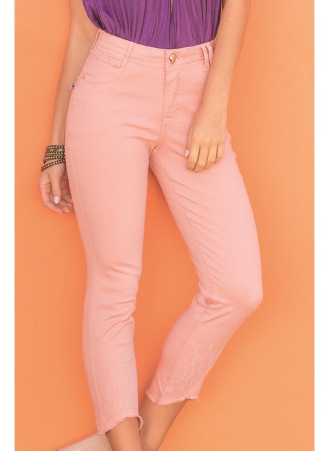 Calça jeans rosa best sale bebe
