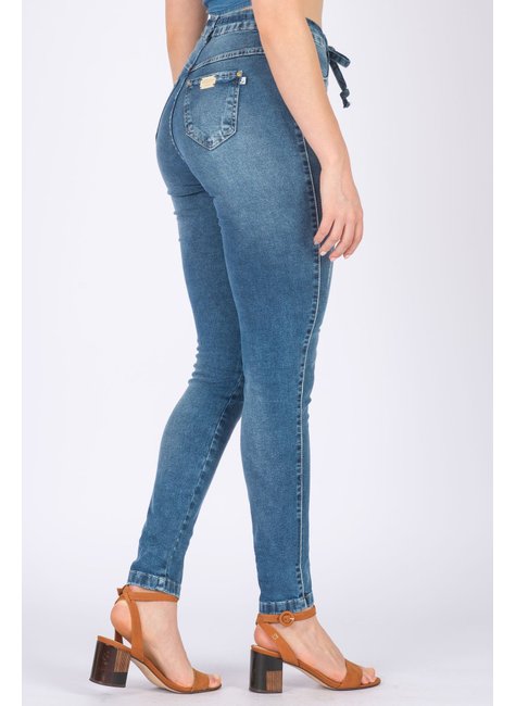 Calça de amarrar hot sale jeans