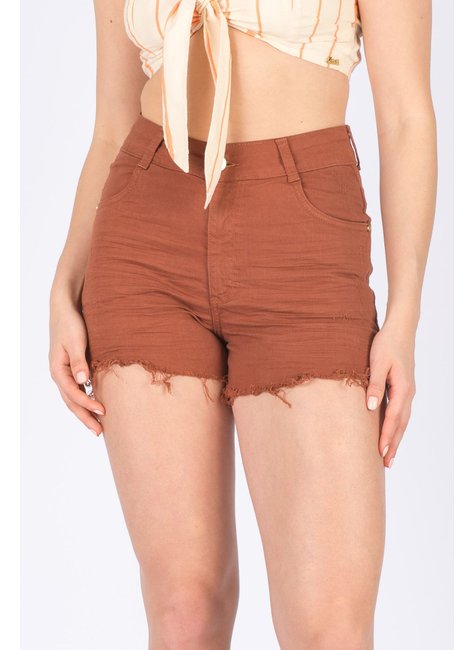 Short marrom jeans new arrivals