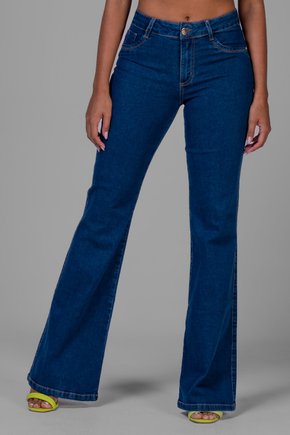Cropped Corset Jeans com Lastex - Jeans Claro - Geração Moderna