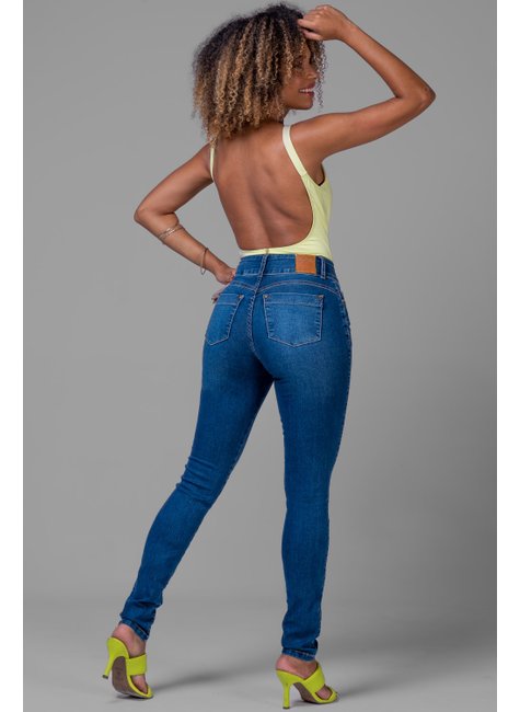Calça Jeans Skinny Hot Pants Modeladora - Geração Moderna
