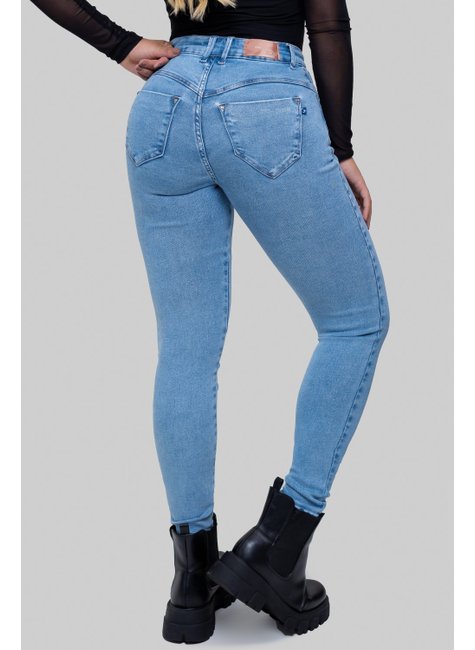 calca jeans skinny hot pants jeans claro 10901 geracao moderna 3