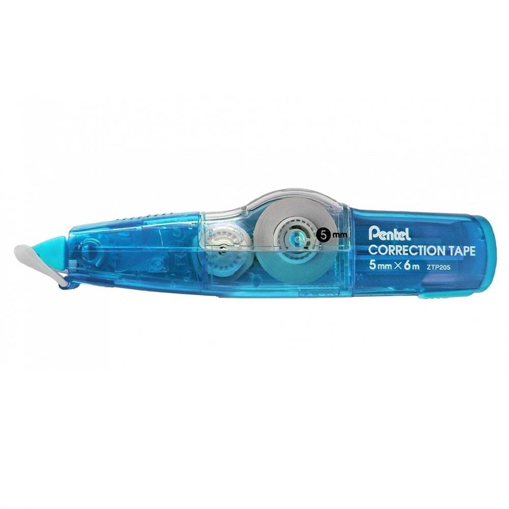 Corretivo em fita pentel azul + refil Corretivo em fita pentel azul + refil