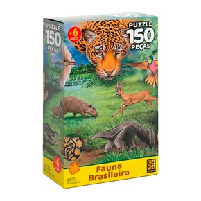 Quebra-cabeça Animais e Filhotes - Dinossauro - 3104