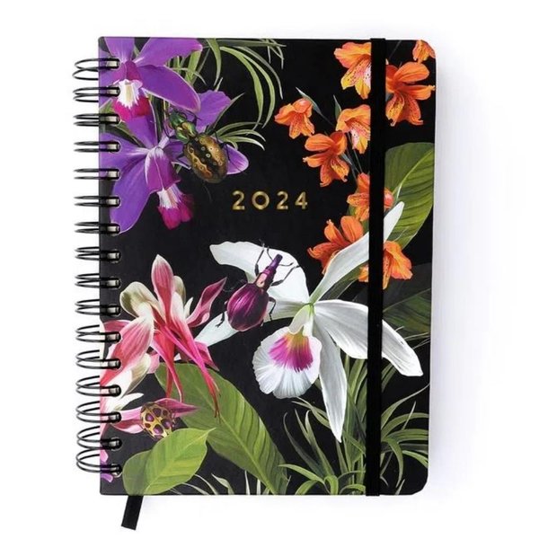 agenda planner wire o joia natural diaria 11 5x16 insecta noite 2024 1