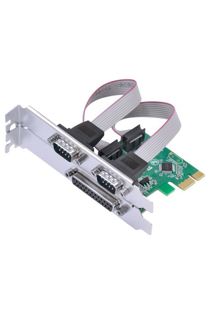 Placa PCI Express 2 Serial Para 1 Paralelo P2IE1 - Vinik