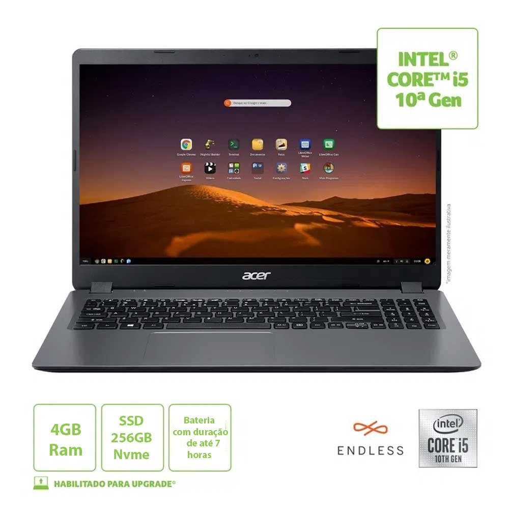 notebook acer aspire 3 15 6 i5 8gb 1tb128ssd endless 346720 1