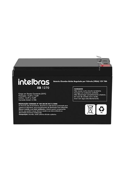 Bateria Para Equipamentos De Segurança XB1270 12v 7a - Intelbras