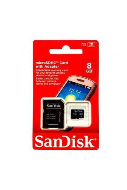 Cartão de Memoria 8GB MicroSD Sandisk