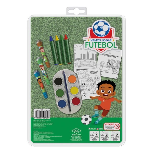 Super Color Pack - Vamos Jogar Futebol Livro De Colorir