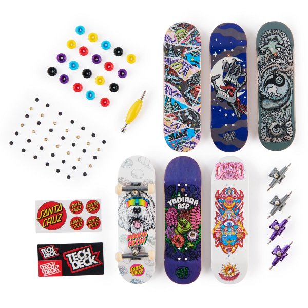 Skate De Dedo Conjunto Rampa Pista Nyjah Skatepark Tech Deck