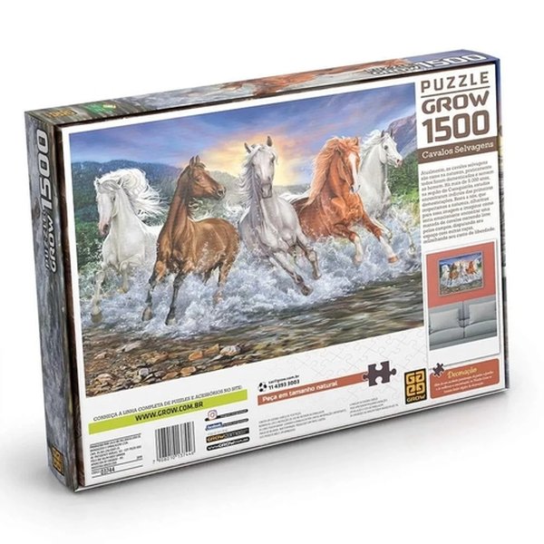 Ozgkee Quebra-cabeças 1000 peças para adultos girassóis jardins do campo  cavalos quebra-cabeça de papel grande jogo de quebra-cabeça arte para  adultos