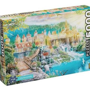 Puzzle Casa no Lago 1000 Peças - Grow - Paraná Plásticos Mega Store