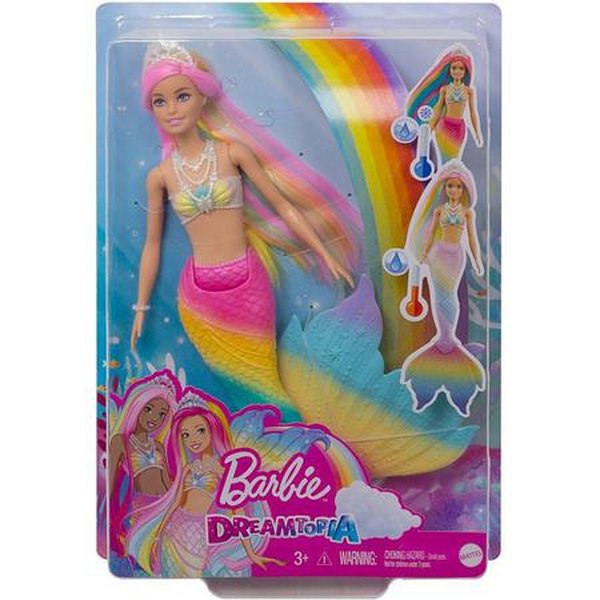 Barbie Color Reveal Sereia Arco-íris, Mattel 