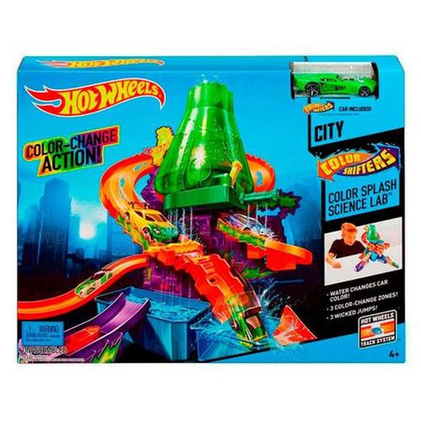 Pista De Corrida Hot Wheels City Color Shifter Tubarão